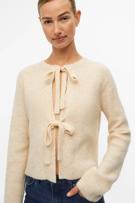 Cardigan „Objparvi“ Sandshell