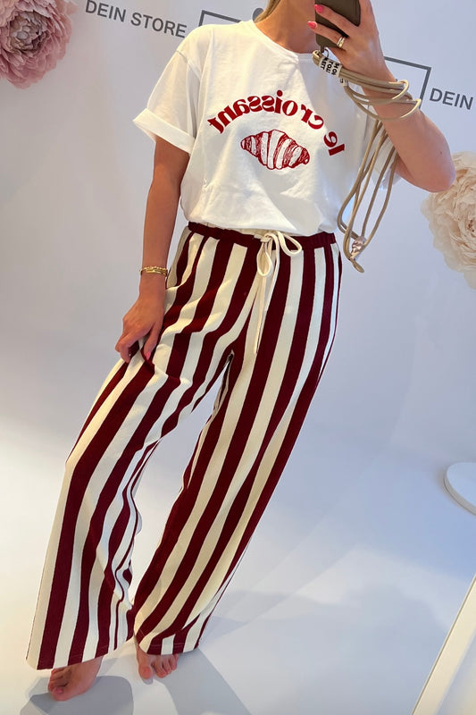 Hose „2401178“ Bordeaux