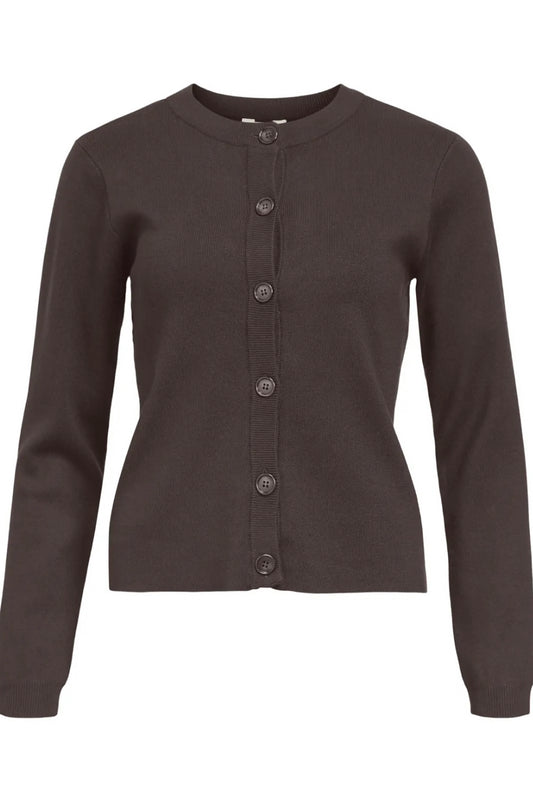 Strickjacke „Objester“ Braun