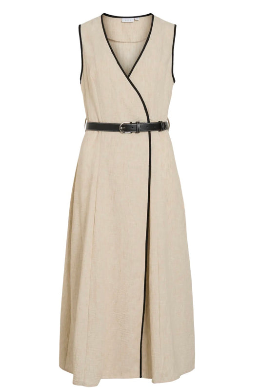 Kleid „Vijasmine“ Beige