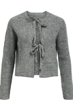 Cardigan „Objparvi“ Grau