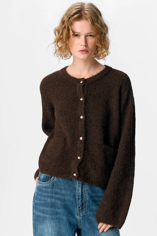 Cardigan „Objsaggia“ Braun