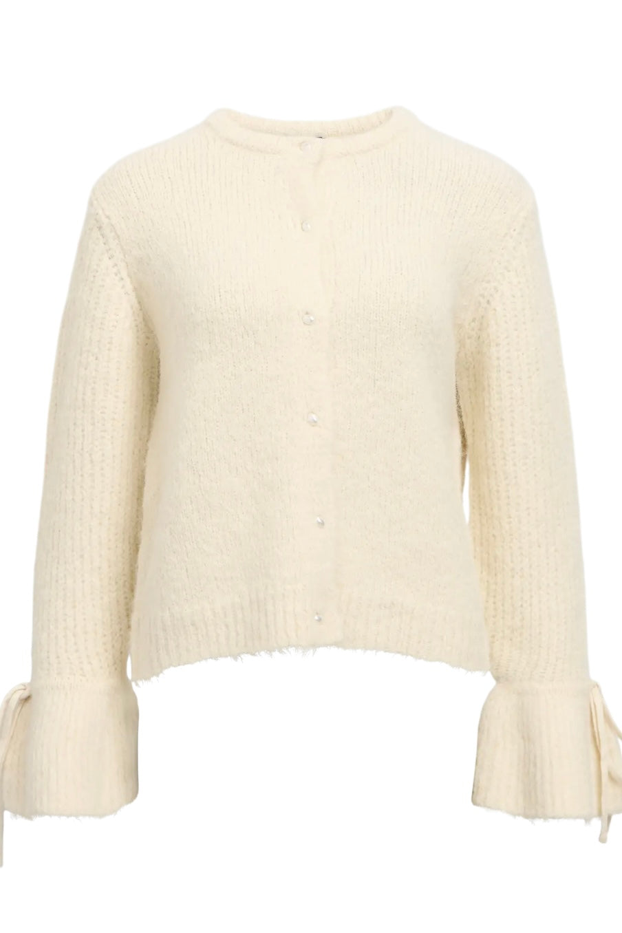 Cardigan „Objsalika“ Creme