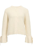 Cardigan „Objsalika“ Creme