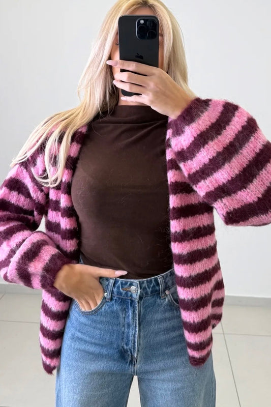 Cardigan „17111“ Pink