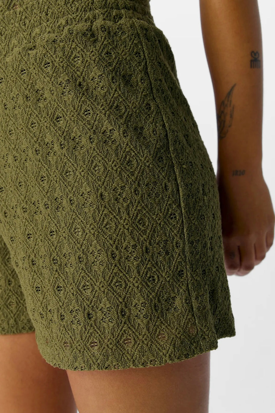 Kurze Hose „Objlaila“ Oliv