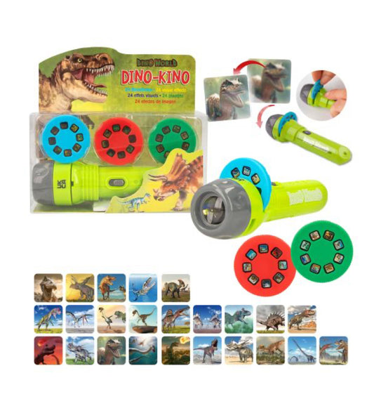 Dino World Taschenlampe mit Bildeffekten