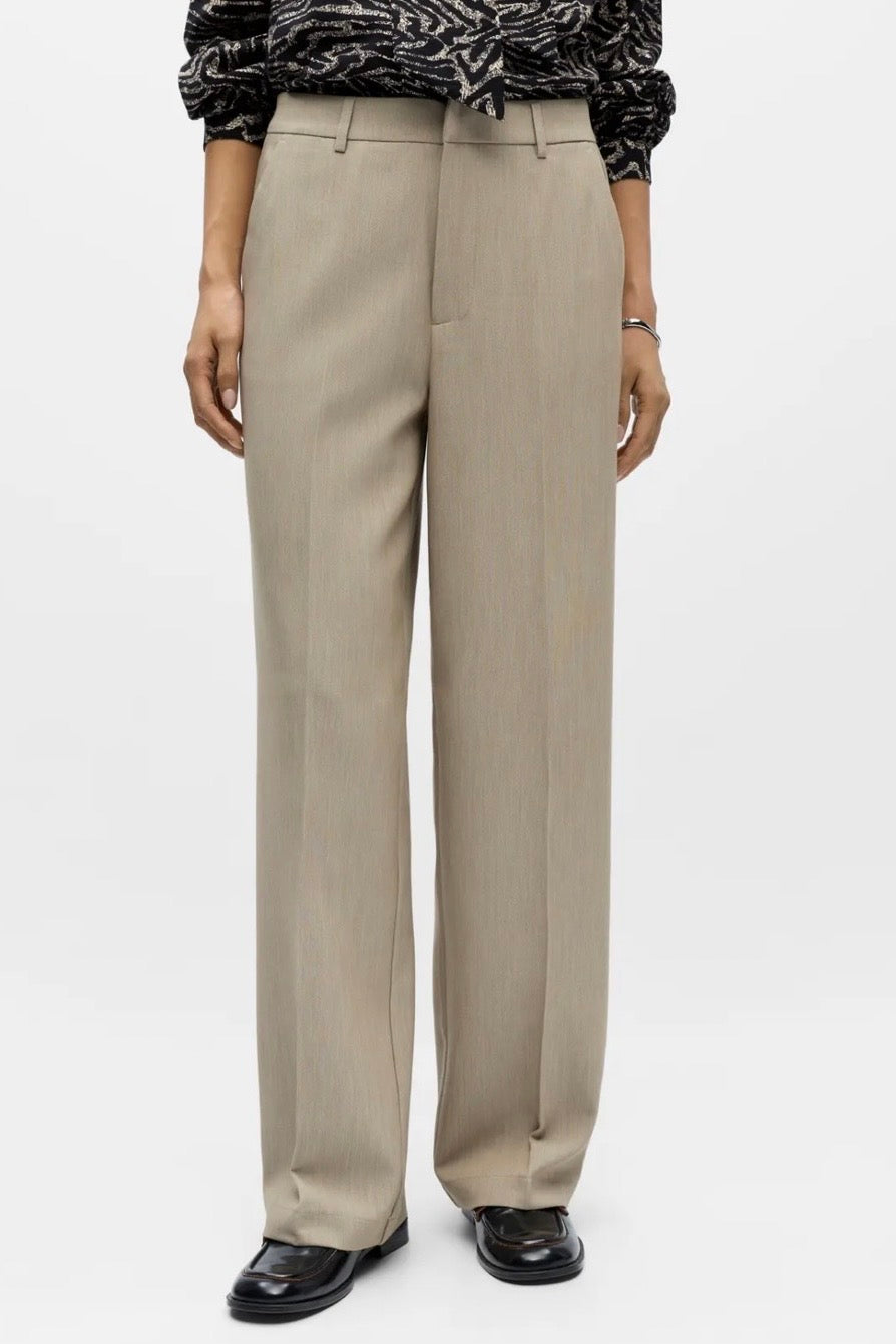 Hose „Objsigrid“ Taupe