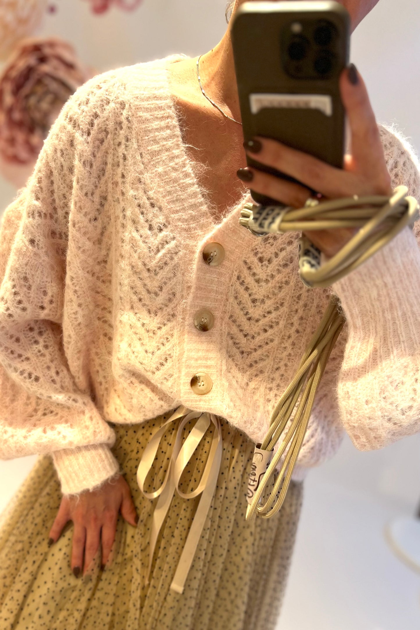 Cardigan „3323“ Rosa