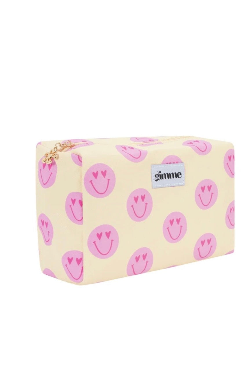 Make-up-Taschen Lächelndes Gesicht Lässig Polyester Alltagsaccessoires „05128“