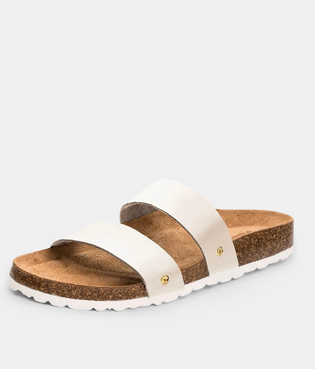 Pantolette „CASUAL CORK - CREMA“