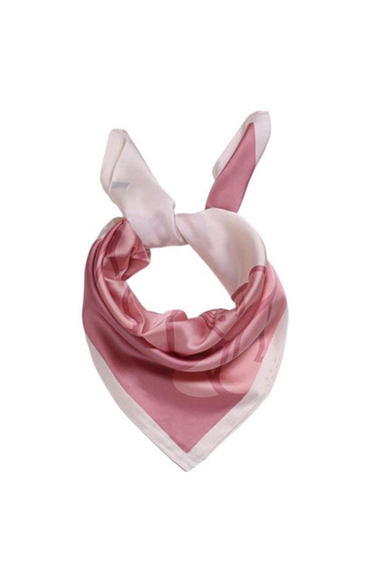 68*68cm Pink Flower Print Schal