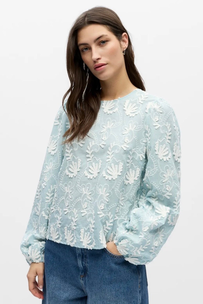 Bluse „Objmya“ Blau