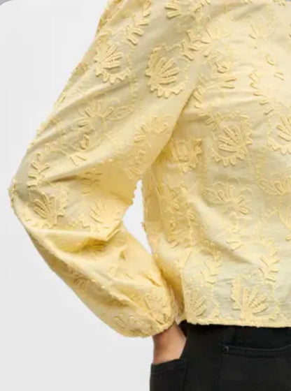Bluse „Objmya“ Gelb