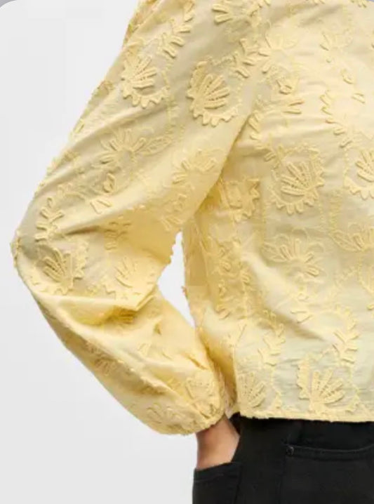 Bluse „Objmya“ Gelb