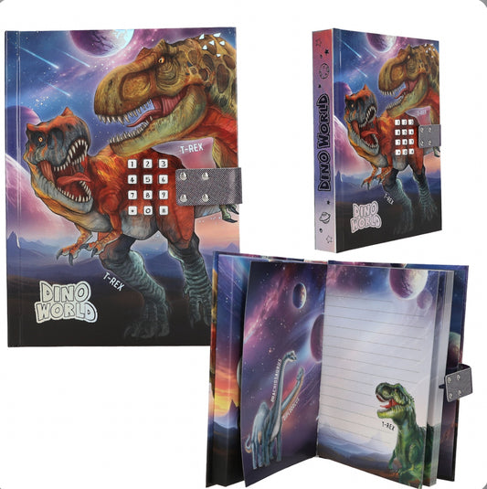 Dino World Geheimcode Tagebuch mit Sound