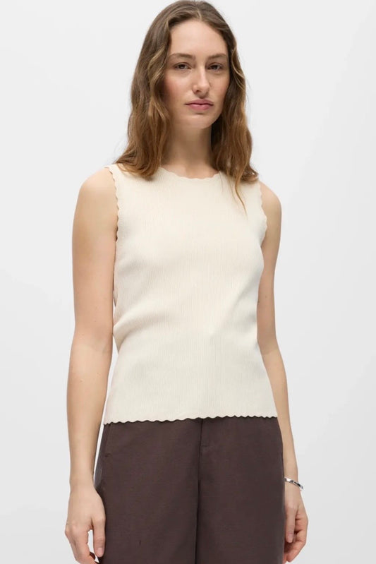 Top „Objkelly“ Beige