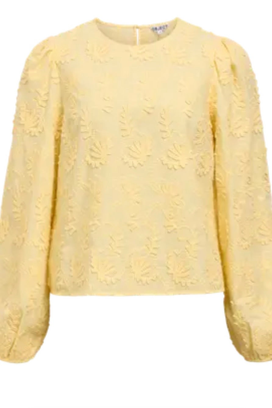 Bluse „Objmya“ Gelb