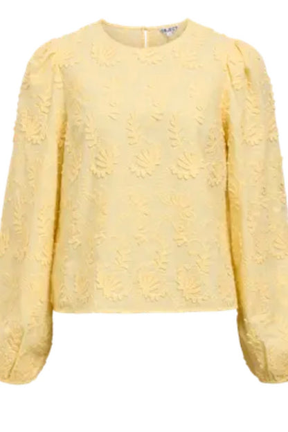Bluse „Objmya“ Gelb