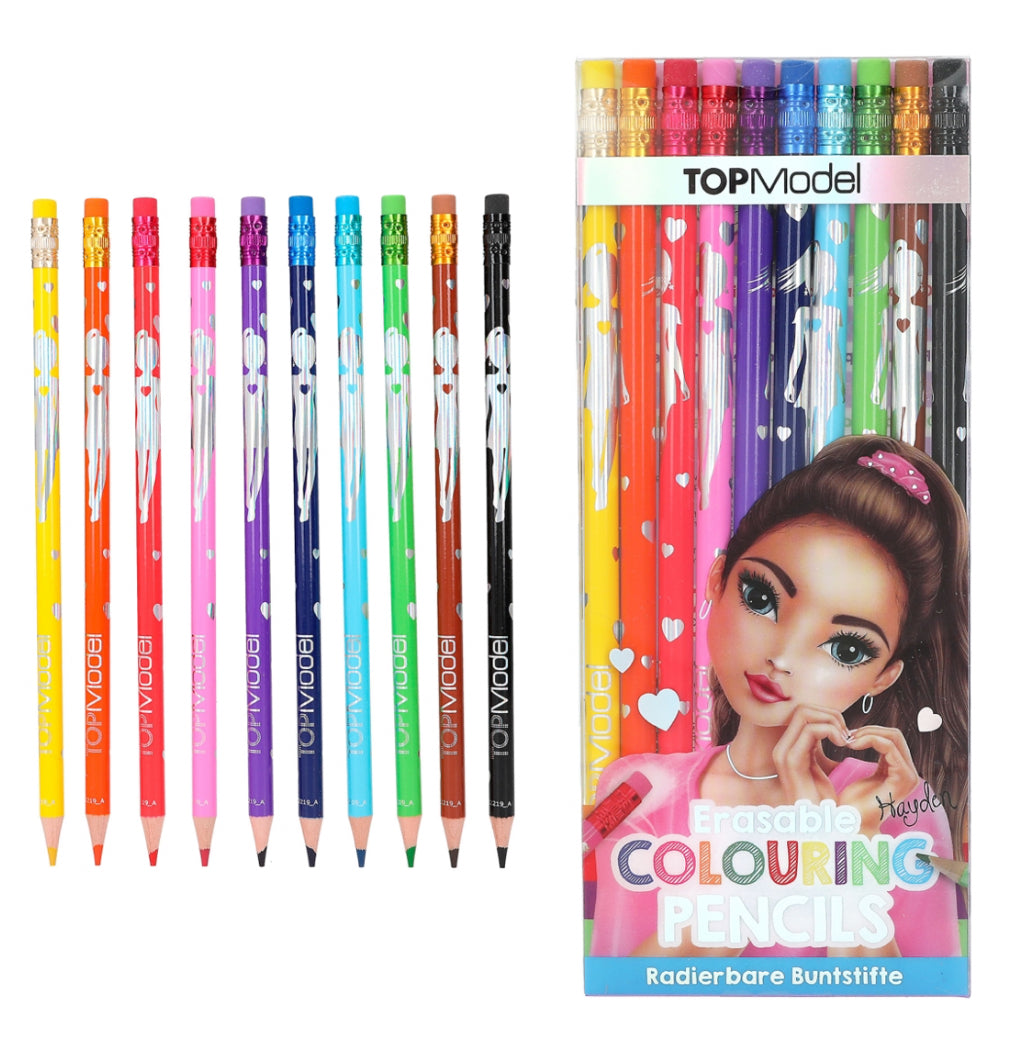 TOPModel Radierbare Buntstifte