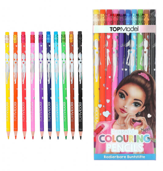 TOPModel Radierbare Buntstifte