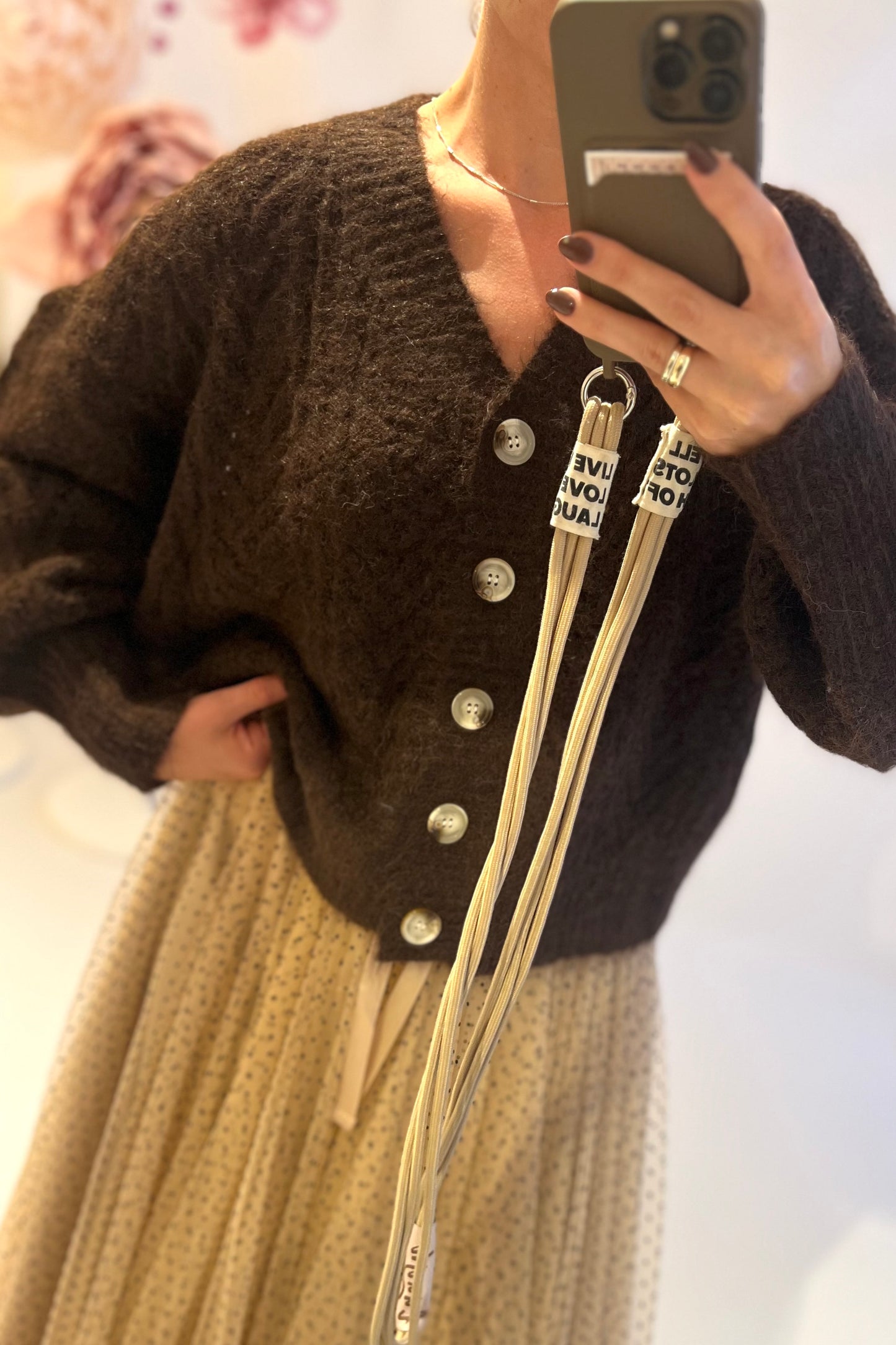 Cardigan „2231“ Braun