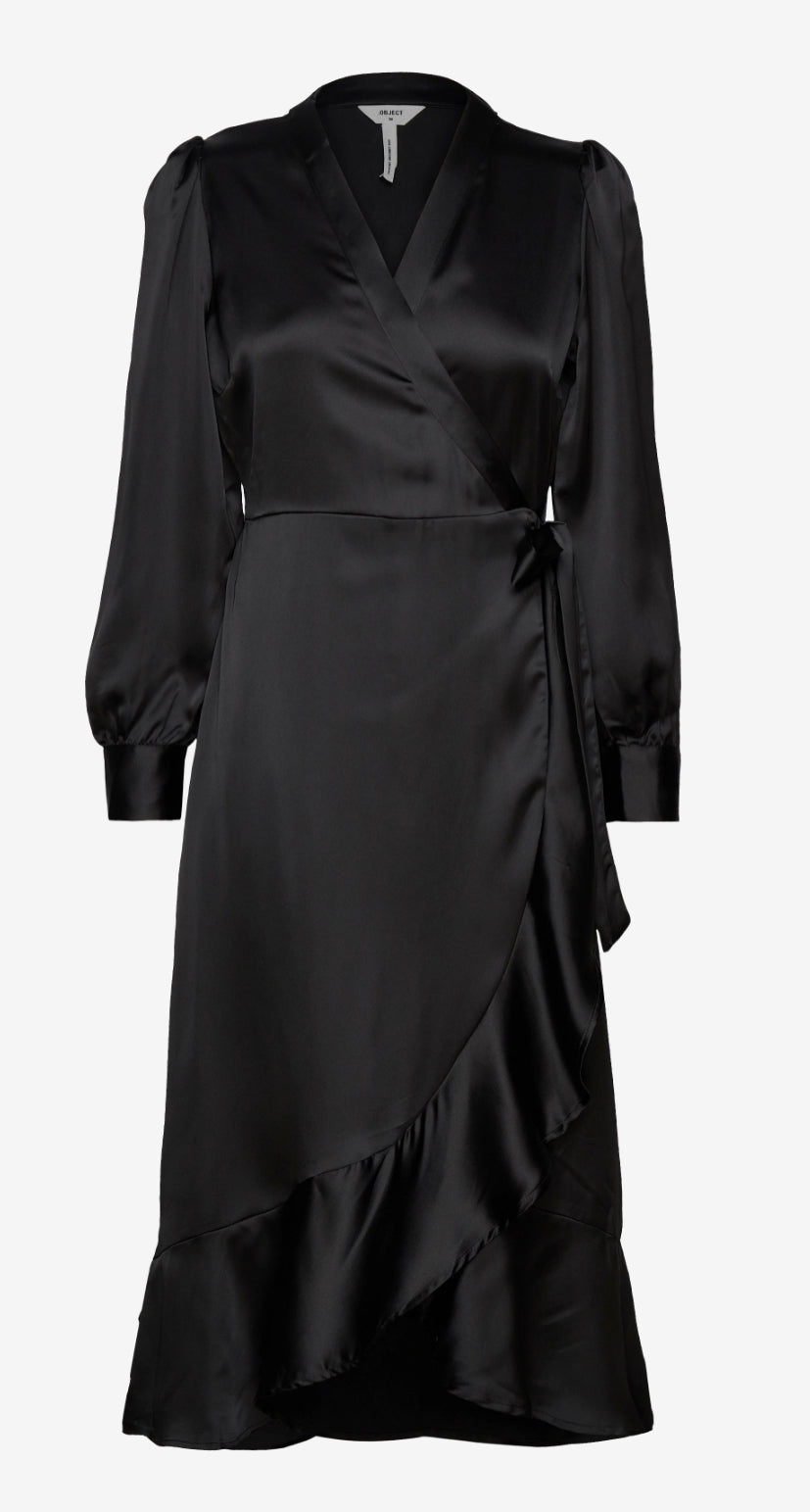 Kleid „Objsateen“