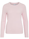 VIDALO O-NECK L/S KNIT TOP Rosa