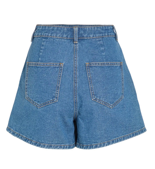 VIHARPER HW ASYMMETRIC DENIM SKIRT
