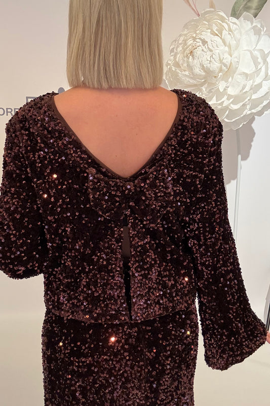 Bluse „14139“ Braun